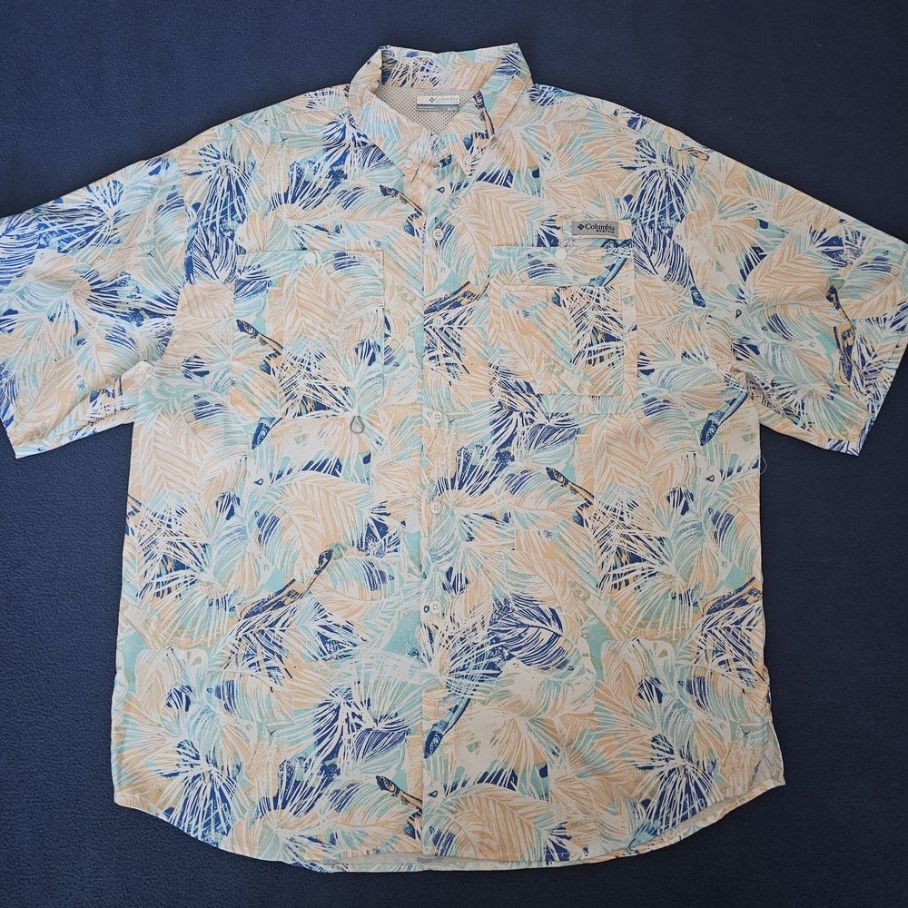 Columbia PFG Tropical Print Men's Shirt
